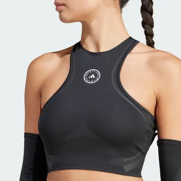 Adidas X Stella McCartney Co titled Series ADIDAS BY STELLA MCCARTNEY TRUEPACE Sport Vests Women's Black-1
