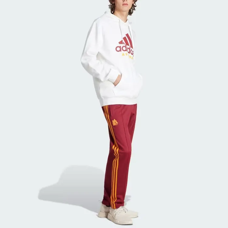 Adidas AS ROMA DNA HOODIE Sweatshirt Men's White-3