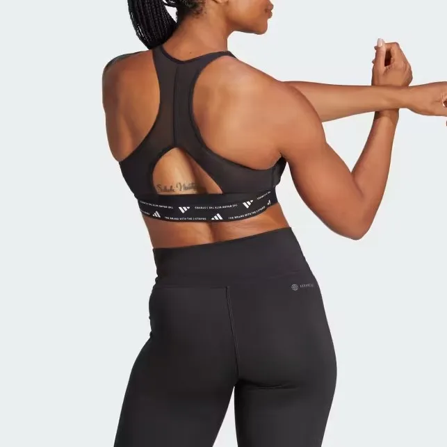 Adidas Free Shipping With AdiClub Powerreact Training Medium Support Bra-5