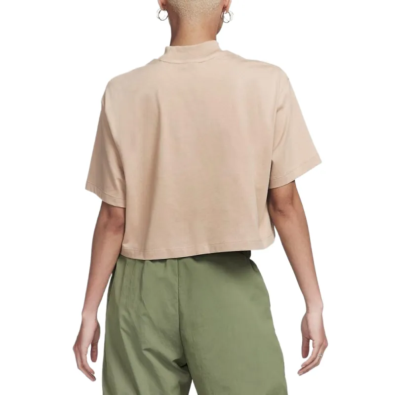 Nike T Shirts Women's Brown-2