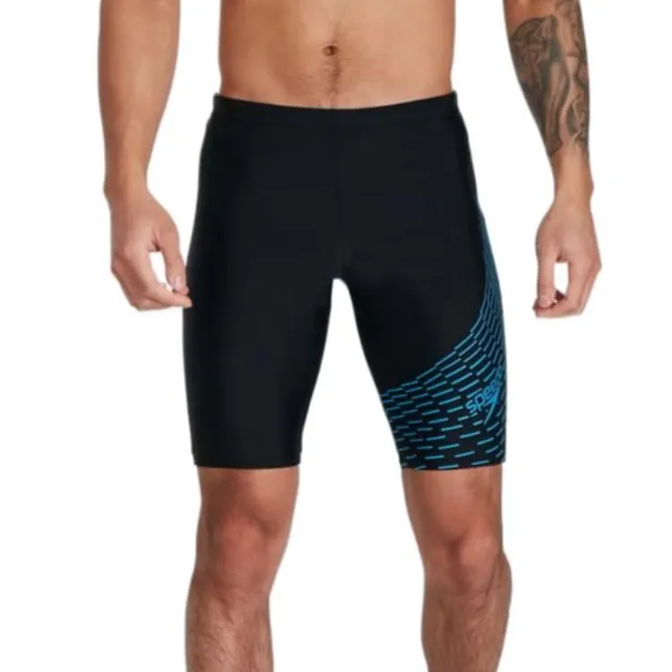 Speedo Medley Logo Swimming Shorts Men Black-4