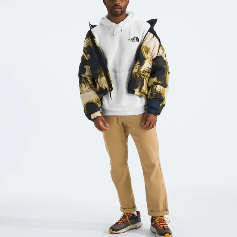 THE NORTH FACE Men's TNF Mountain Peaks Hoodie Sweatshirt Men's White-3