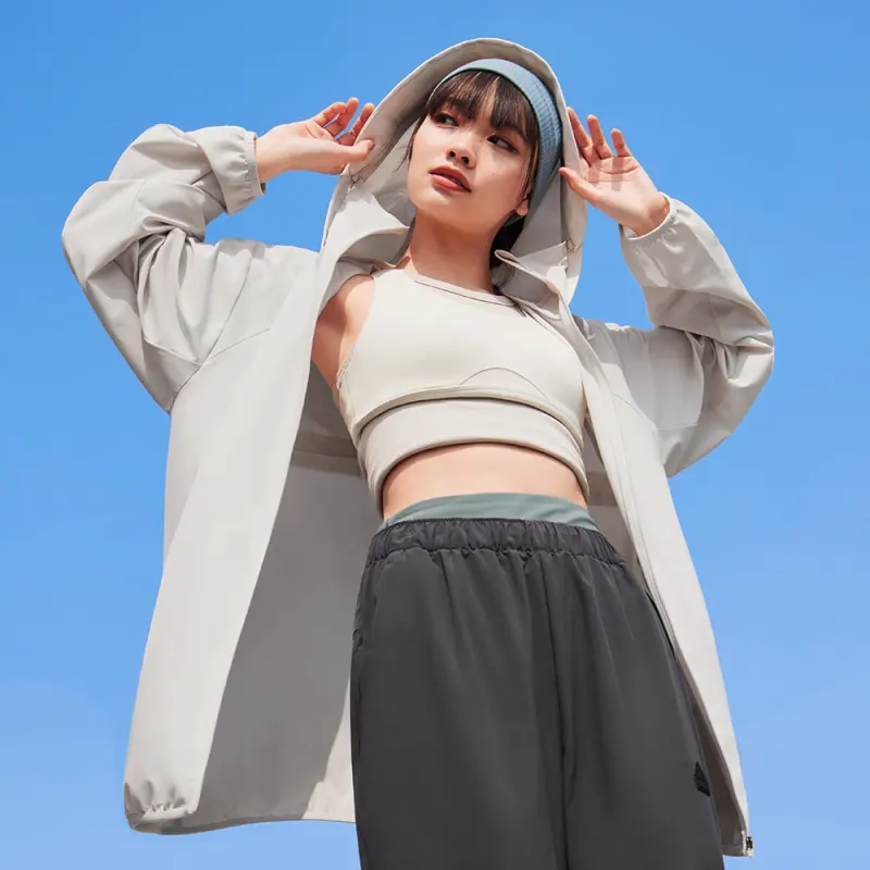 Adidas V LT WVN JKT Jackets Coats Unisex White-7