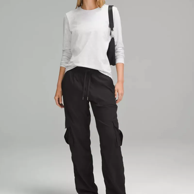 Lululemon Organic CottonCrewneck Regular T Shirt Women's Gray-3