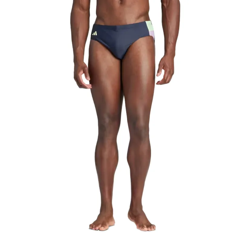 Adidas Colorblock Swim Trunks Swimming Shorts Men's Legend Ink-4