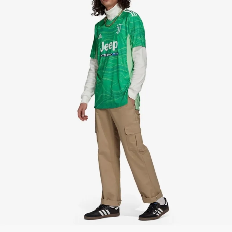 Adidas JUVENTUS 21/22 GOALKEEPER JERSEY Soccer Jerseys Men's Green-4