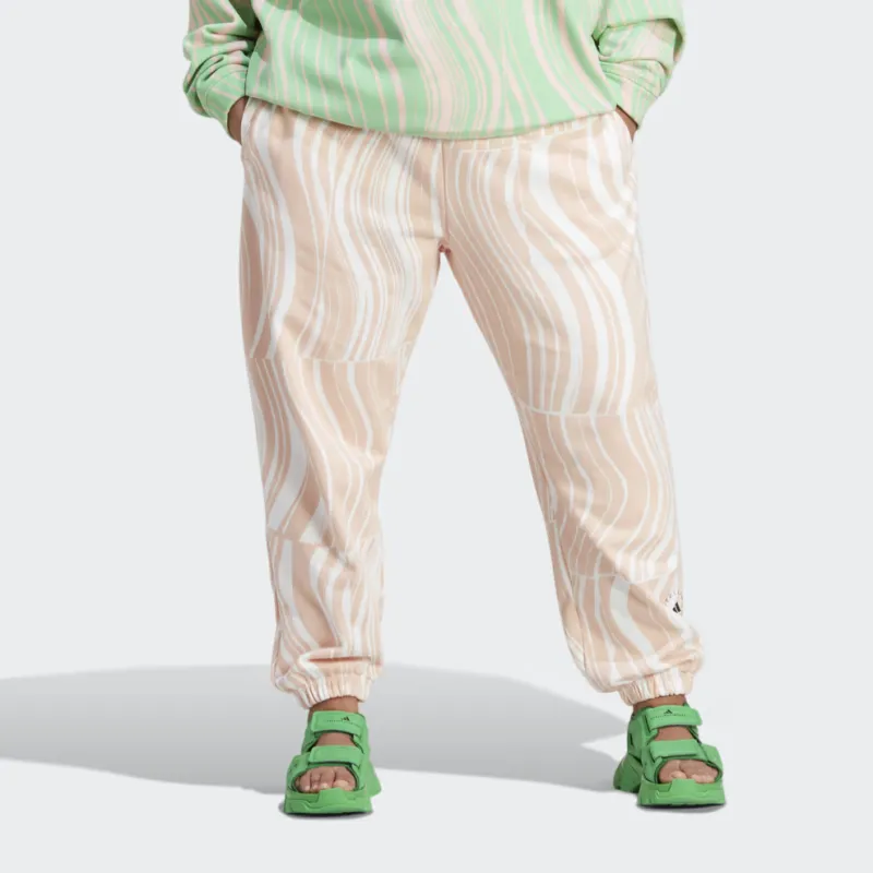 Adidas Stella McCartney Collaboration BY STELLA MCCARTNEY Knitted Sports Pants Women's Blush Pink-5
