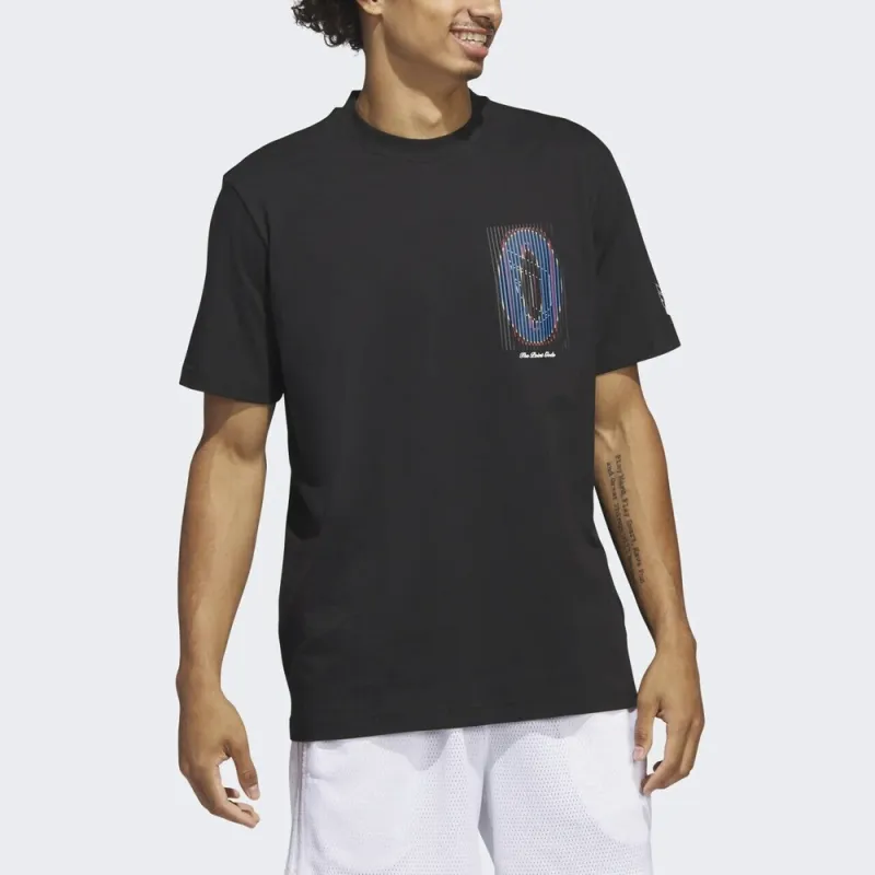 Adidas Dame Pg Tee T-Shirt Men's Black-2