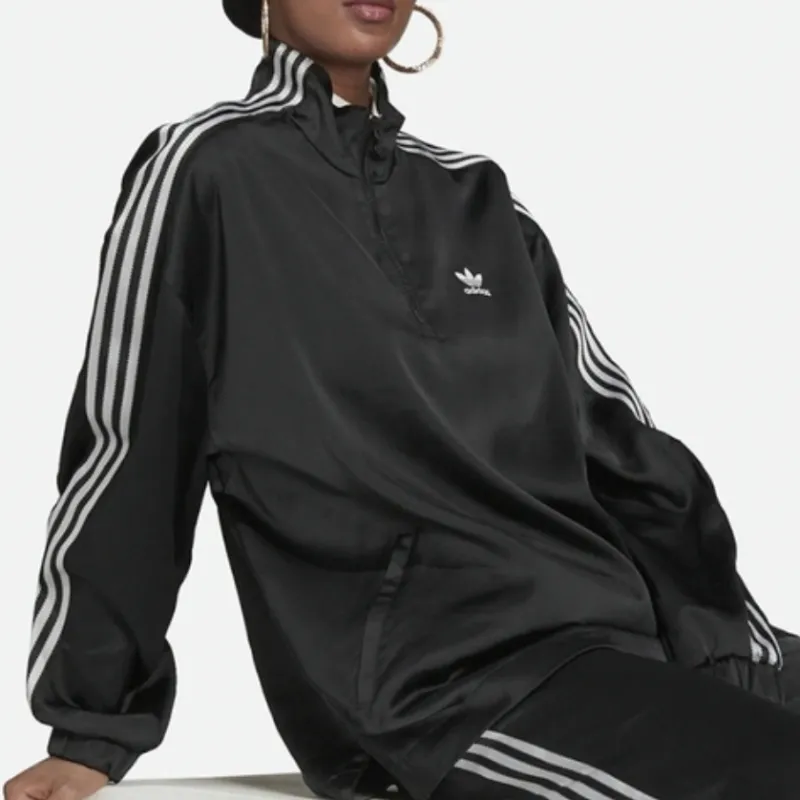Adidas Sweatshirt Women's Black White-3