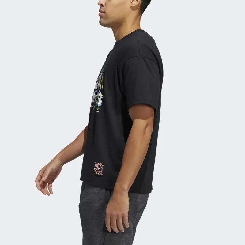 Adidas Pride Tee T-Shirt Men's Black-3