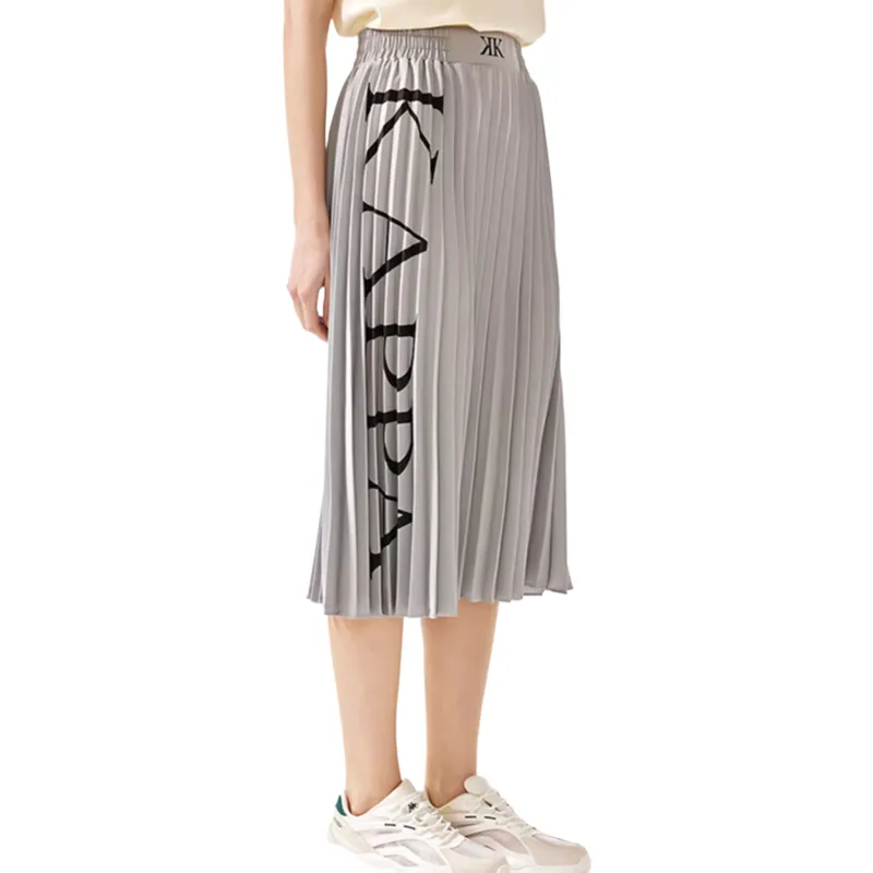 Kappa Casual Long Skirts Women's Silver Gray-5