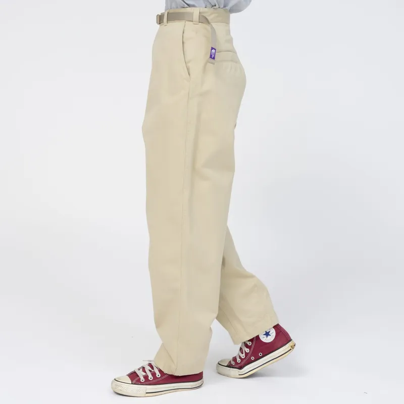 THE NORTH FACE PURPLE LABEL Chino Wide Tapered Field Pants Casual Pants Men's Light Camel-3