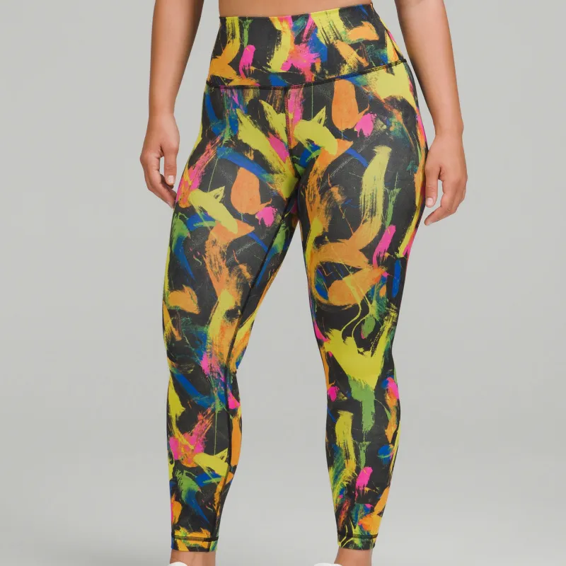 Lululemon Wunder Train Athletic Trousers Women's Light Adjusted Black Mixed Color-5