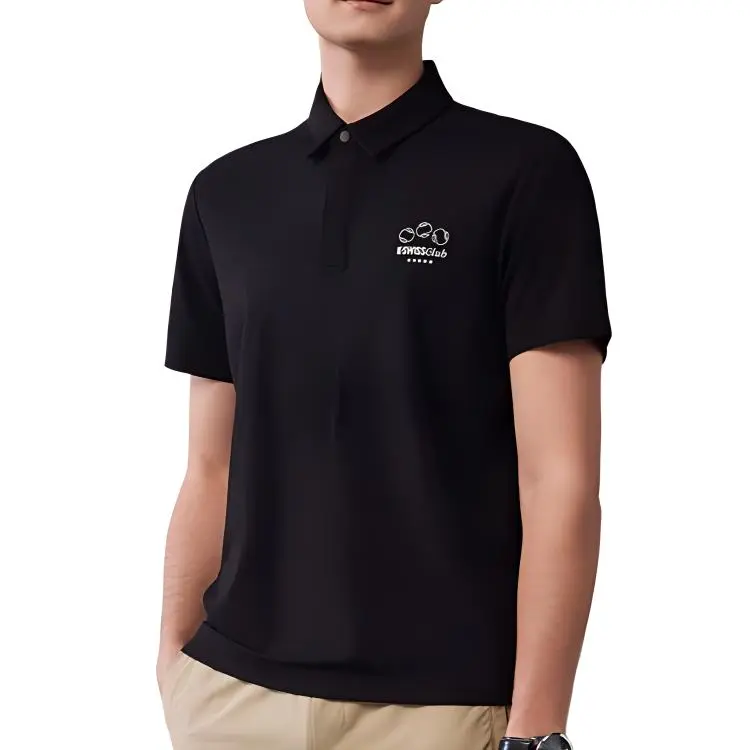 K·SWISS Polo Shirts Men Black-2