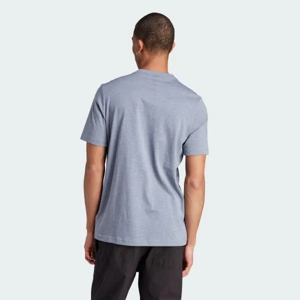 Adidas T Shirt Men's Blue Gray Mel-5