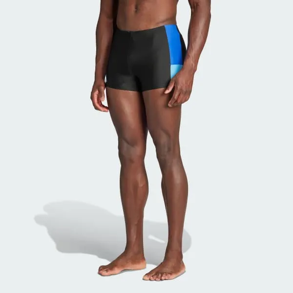 Adidas COLORBLOCK SWIM BOXERS Swimming Shorts Men's Black / Royal Blue / Blue Gradient-5