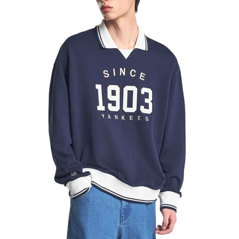 MLB New York Yankees Polo Shirt Unisex Marine Blue-3