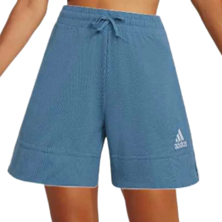 Adidas Essentials Slim 3-Stripes Shorts Casual Shorts Women's Reconstructed Blue-3
