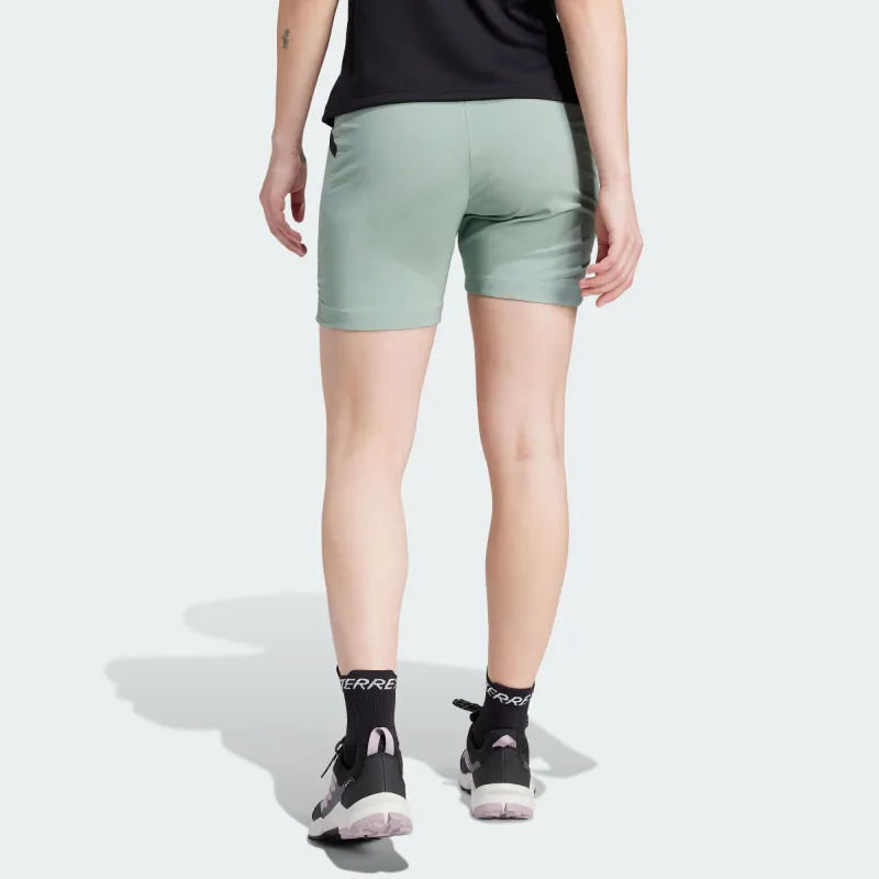 Adidas Terre XPERIOR MID SHORTS Casual Shorts Women's Dusty Green-1