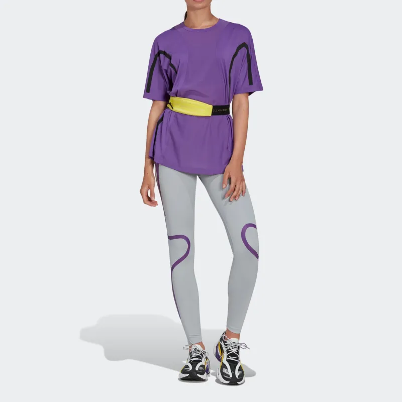Adidas Stella McCartney Regular T Shirt Women's Bright Purple/White-4