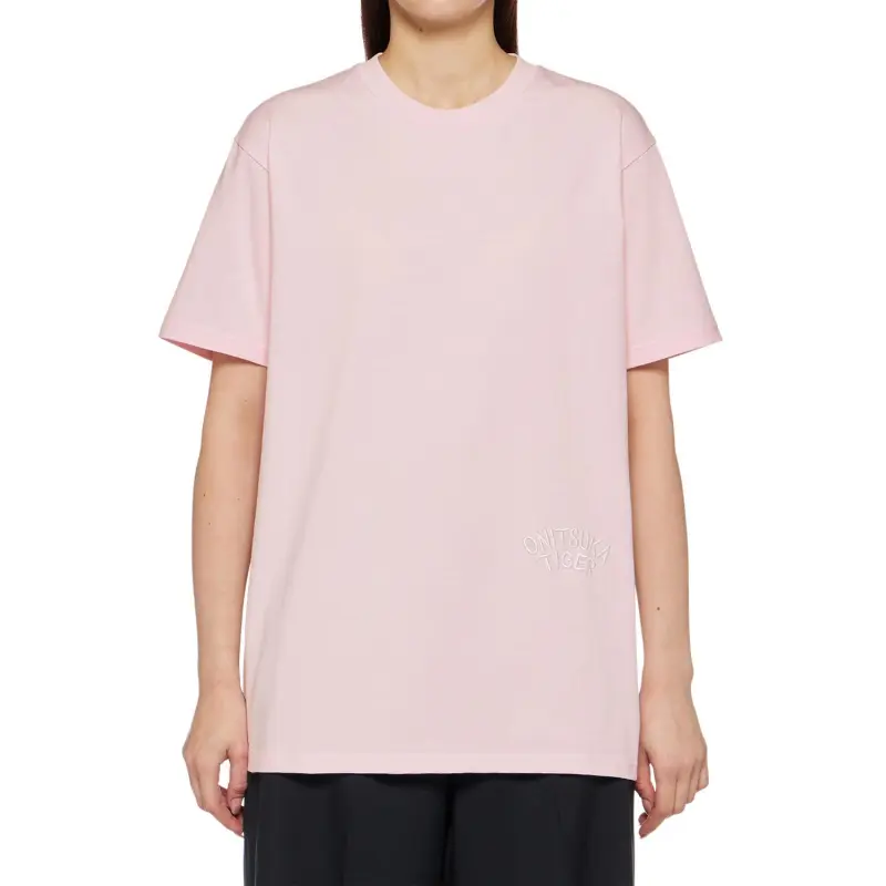 Onitsuka Tiger SS24 T Shirt Unisex Light Pink-3