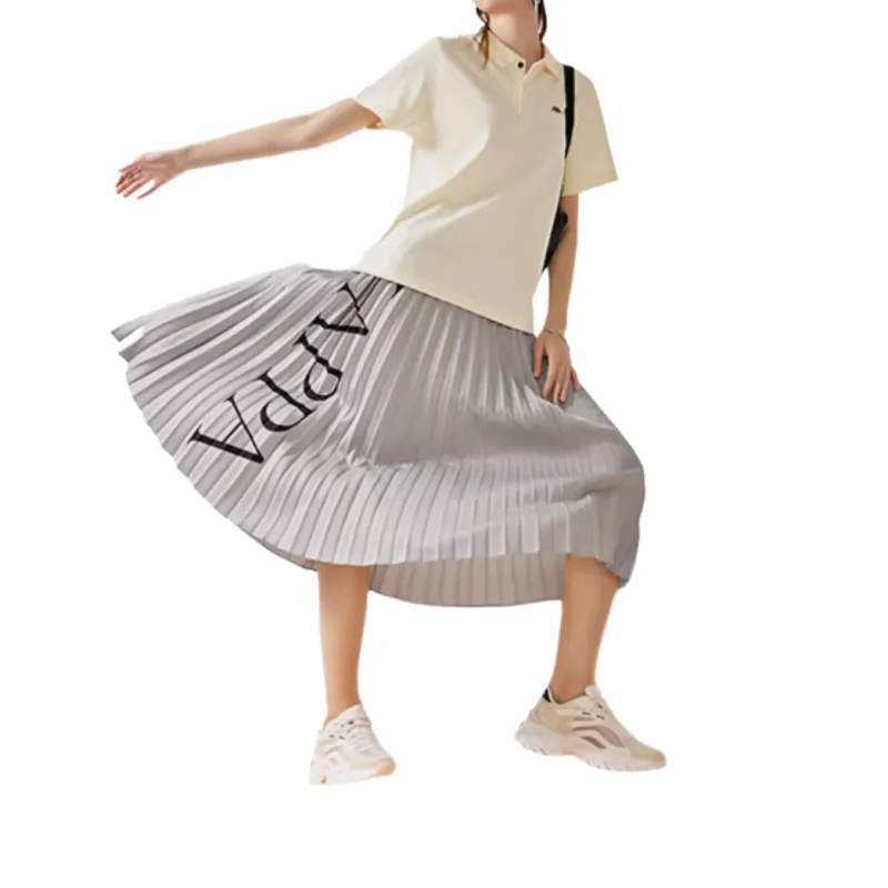 Kappa Casual Long Skirts Women's Silver Gray-3