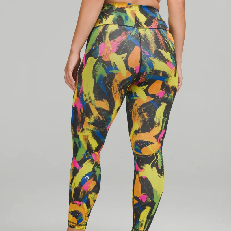 Lululemon Wunder Train Athletic Trousers Women's Light Adjusted Black Mixed Color-4