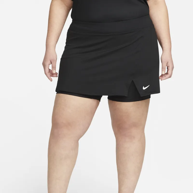 Nike Court Dri-FIT Victory Women's Tennis Skirt Plus Size Casual Short Skirts Women's Black-4