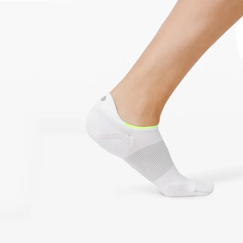 Lululemon Power Stride Ankle Socks Women's 1 Pack White/Bright Yellow-3