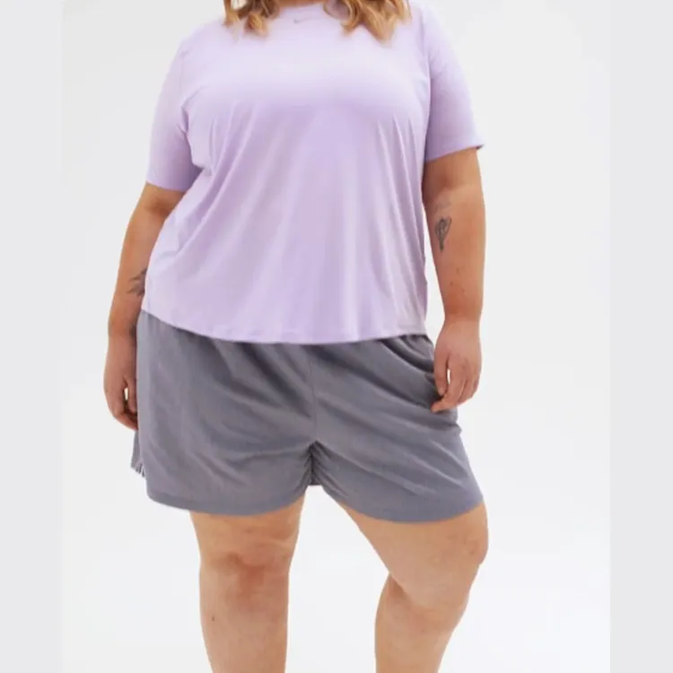 Nike T-Shirt Women's Lilac Flowers-3