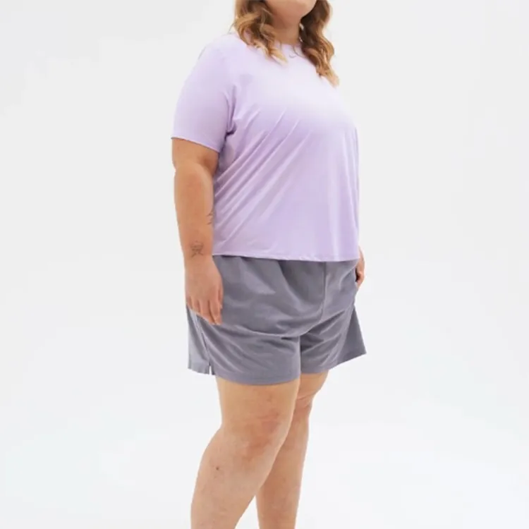 Nike T-Shirt Women's Lilac Flowers-5