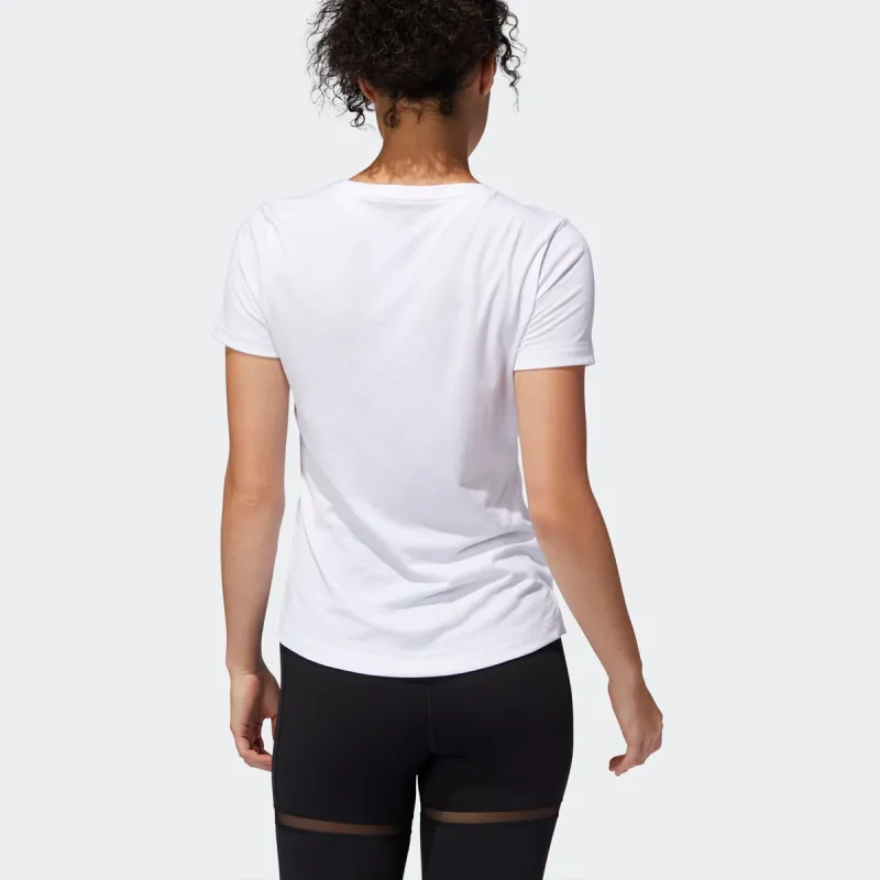 Adidas T Shirt Women's White/Black-5