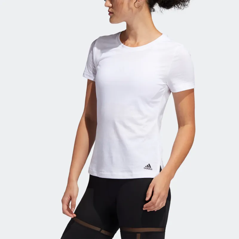 Adidas T Shirt Women's White/Black-4