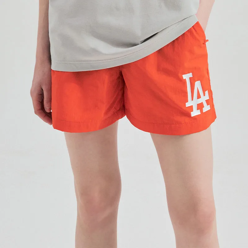 MLB Los Angeles Dodgers Casual Shorts Unisex Orange-3
