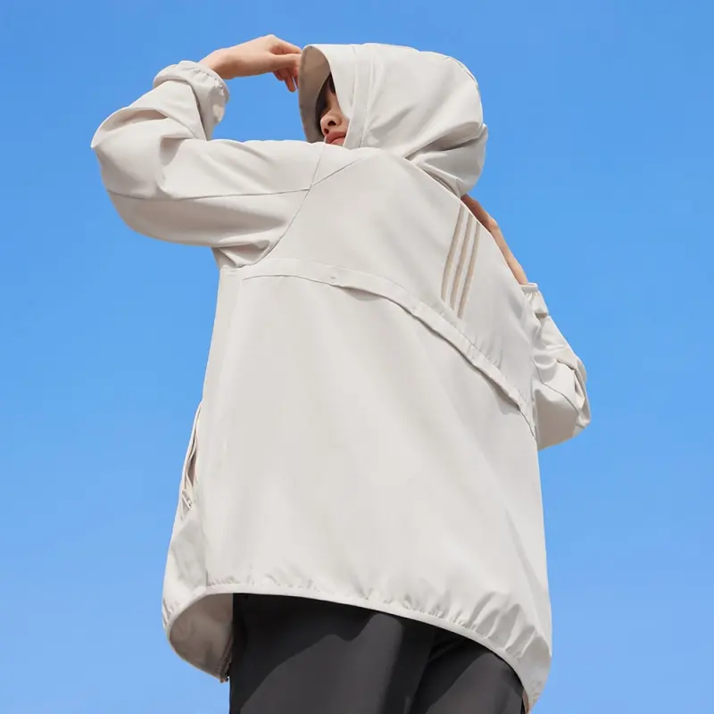 Adidas V LT WVN JKT Jackets Coats Unisex White-6