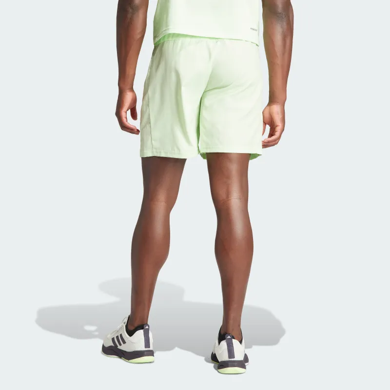 Adidas TRAIN ESSENTIALS WOVEN TRAINING SHORTS Casual Shorts Men's Half Green Spark / Black-5