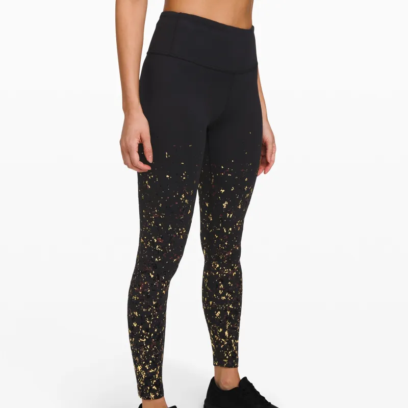Lululemon Speed Wunder Athletic Trousers Women's Black/Garnet Red/Gold-5