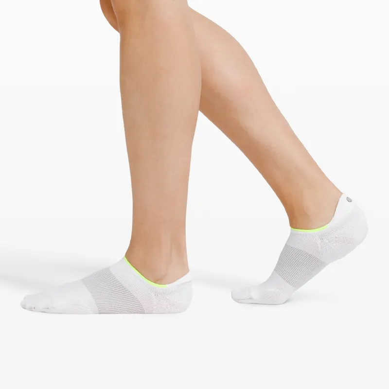 Lululemon Power Stride Ankle Socks Women's 1 Pack White/Bright Yellow-2