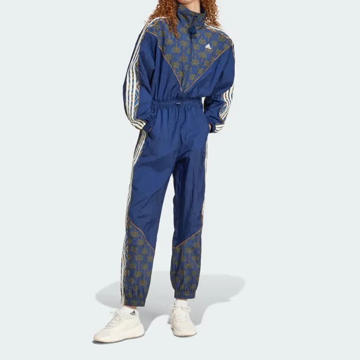 Adidas x FARM RIO Jumpsuit Women's Midnight Indigo/Crystal Sand/Bronze-3
