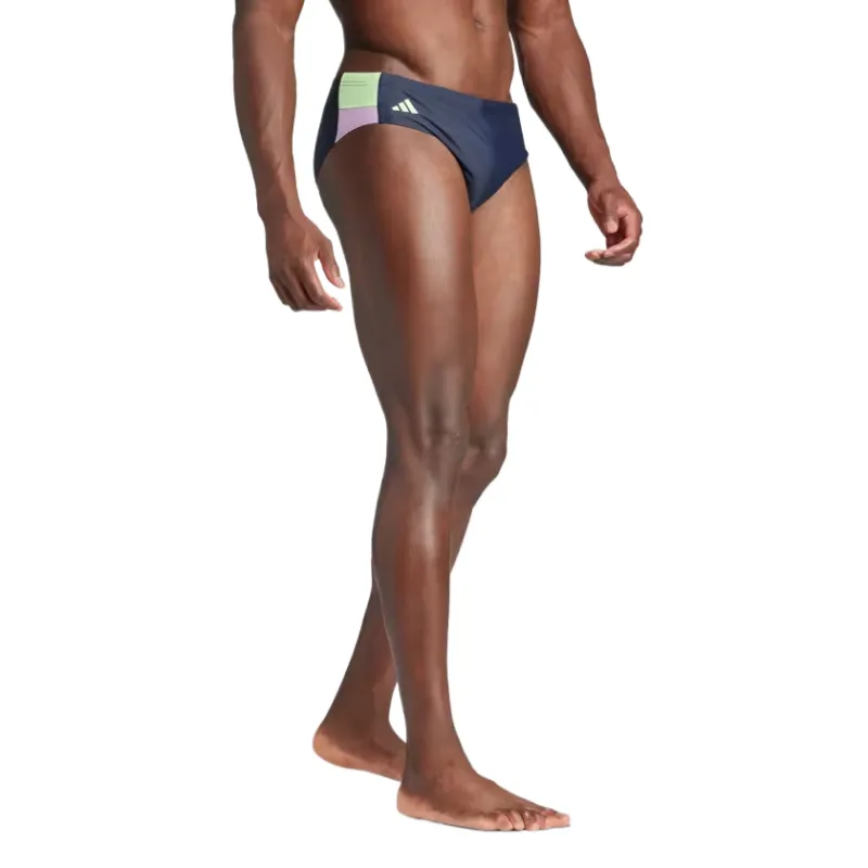 Adidas Colorblock Swim Trunks Swimming Shorts Men's Legend Ink-5