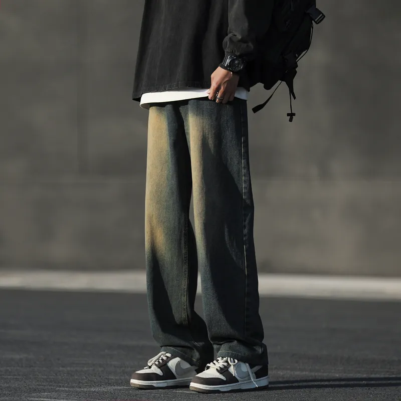 Warrior Huichao Riding The Wind Collection Jeans Unisex-16