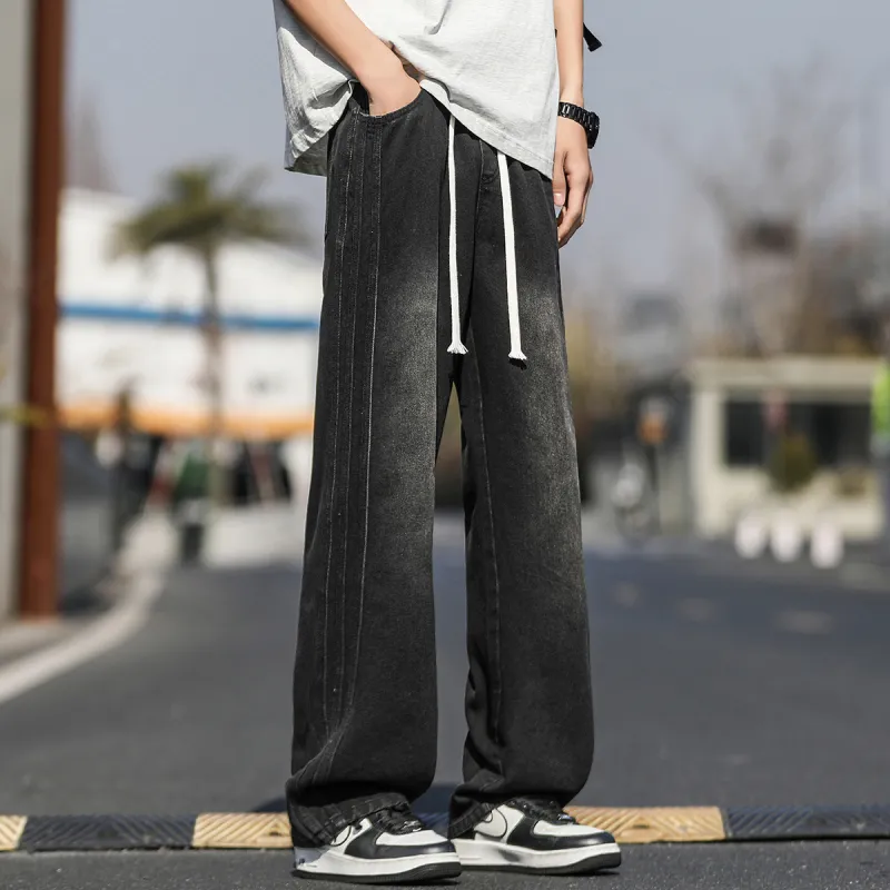 Warrior Huichao Riding The Wind Collection Jeans Unisex-3