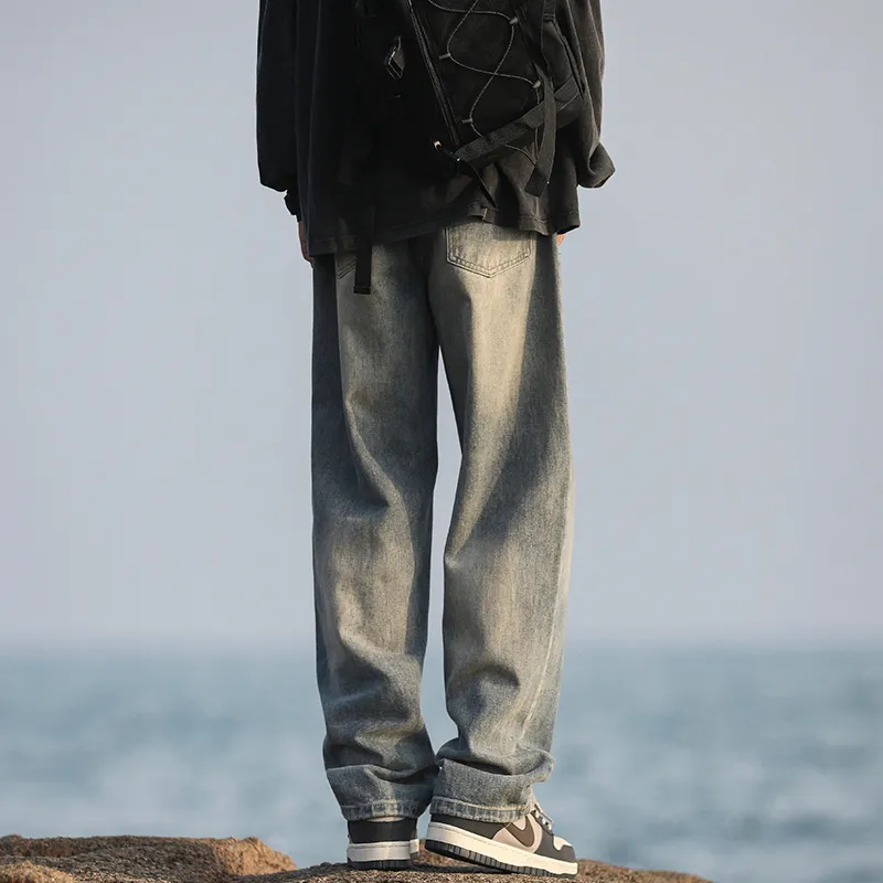 Warrior Huichao Riding The Wind Collection Jeans Unisex-21