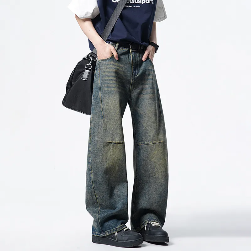 Warrior Huichao Riding The Wind Collection Jeans Unisex-4