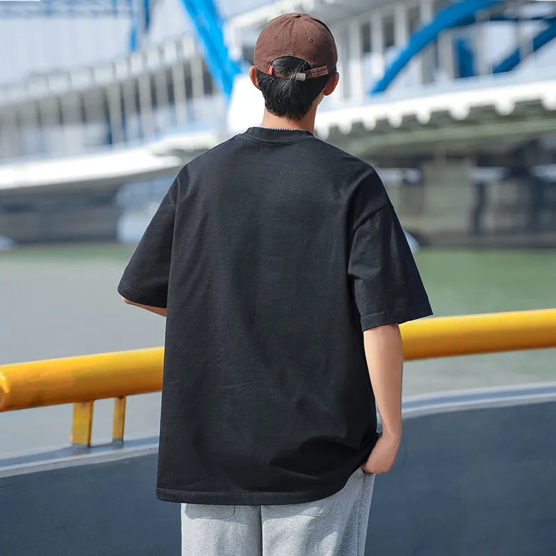 Warrior Huichao Riding The Wind Collection Drop Shoulder Sleeve T Shirt Unisex-3