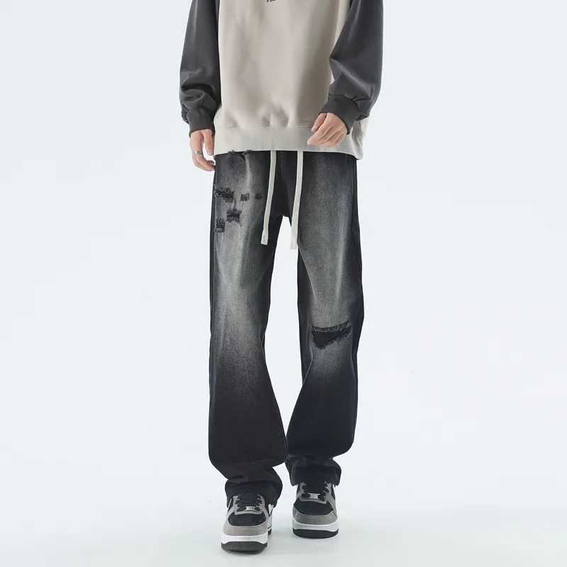 Warrior Huichao Riding The Wind Collection Jeans Unisex-2