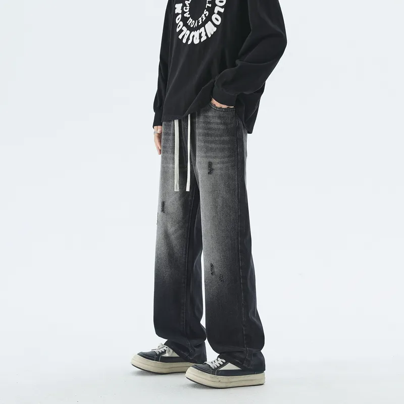 Warrior Huichao Riding The Wind Collection Jeans Unisex-2