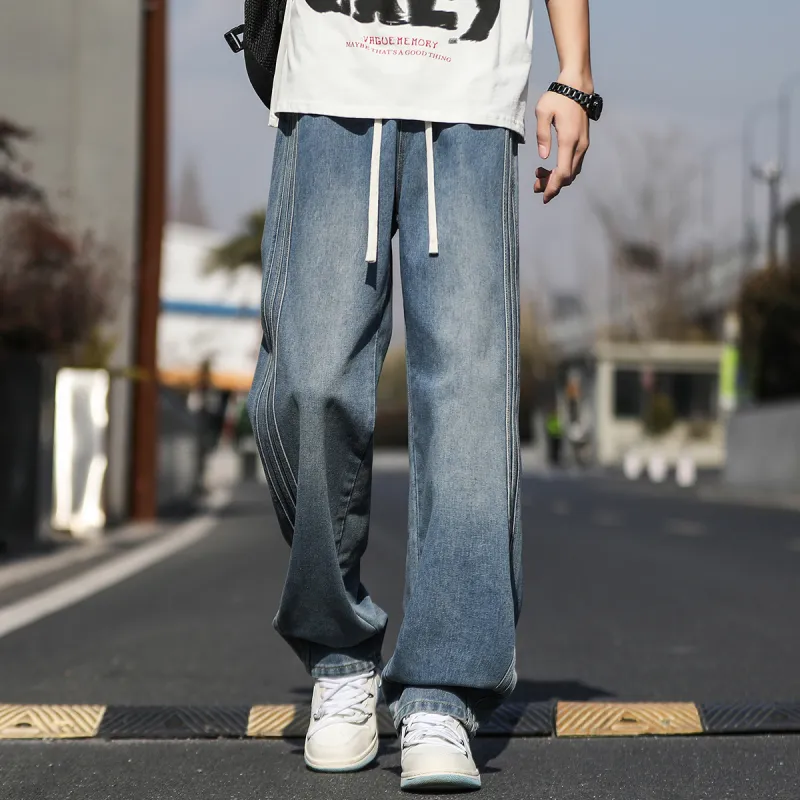Warrior Huichao Riding The Wind Collection Jeans Unisex-6