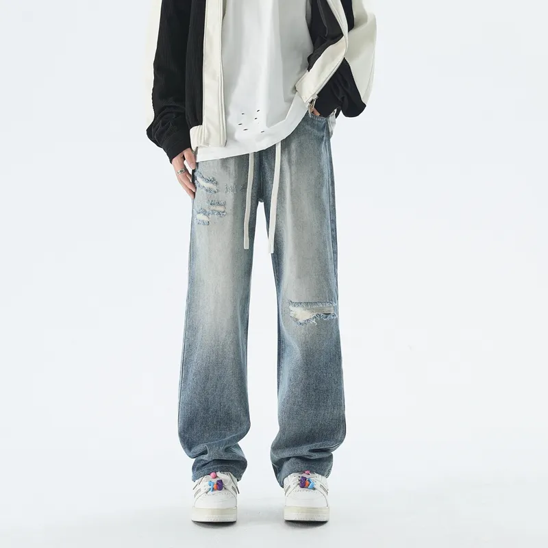 Warrior Huichao Riding The Wind Collection Jeans Unisex-7