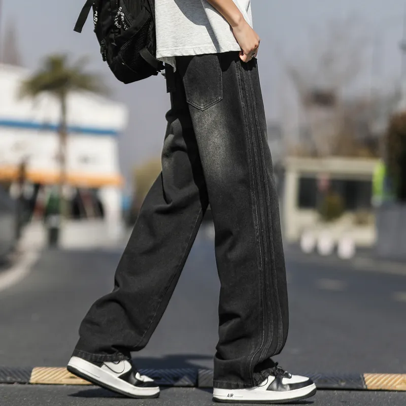 Warrior Huichao Riding The Wind Collection Jeans Unisex-4